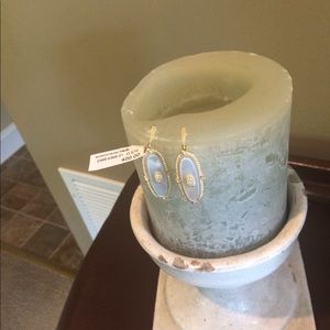 JUDITH RIPKA Pierced EARRINGS, SS, 14K